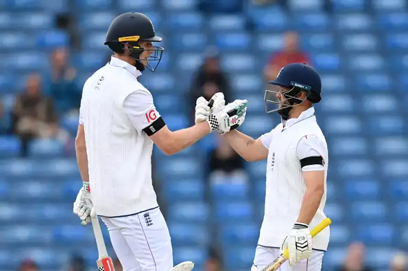 England's openers set the stage for victory.